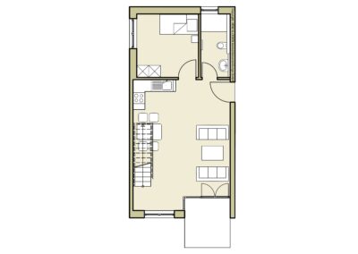 Grundriss Wohnung 3 Etage 1