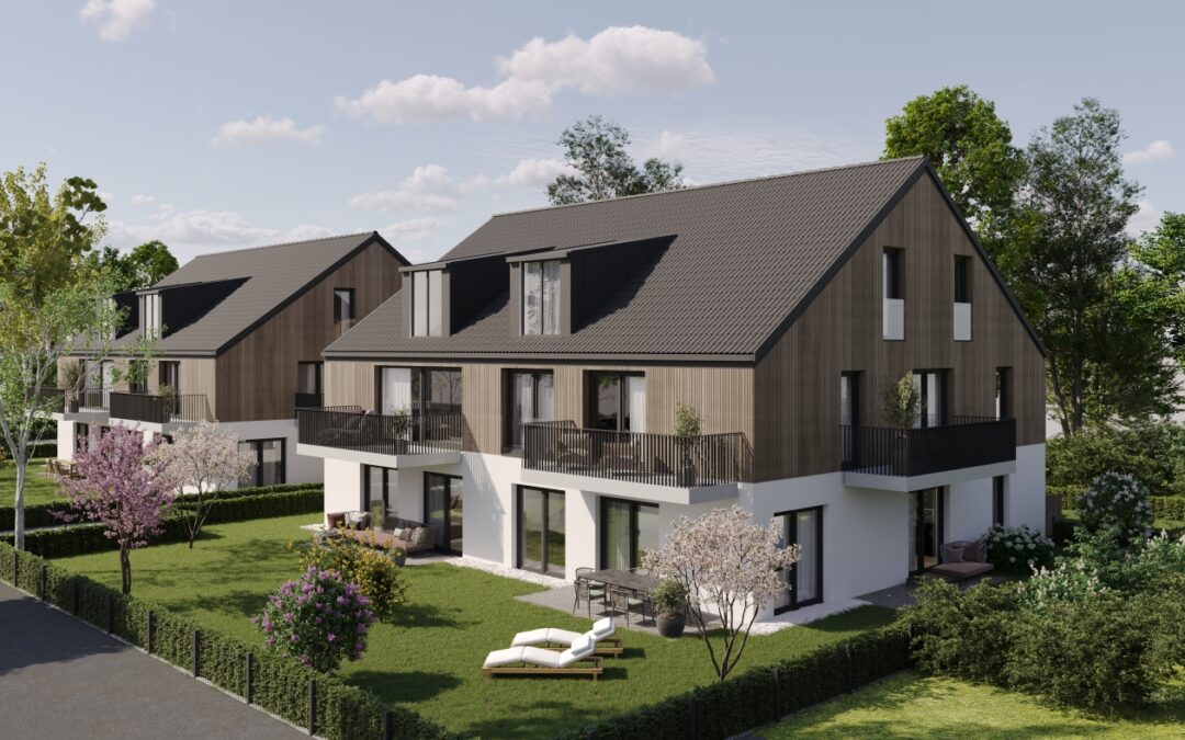 DE, Haar-Ottendichl, Feldkirchener Straße 48, 50Vorortwohn-Ensemble „Ante Portas“
