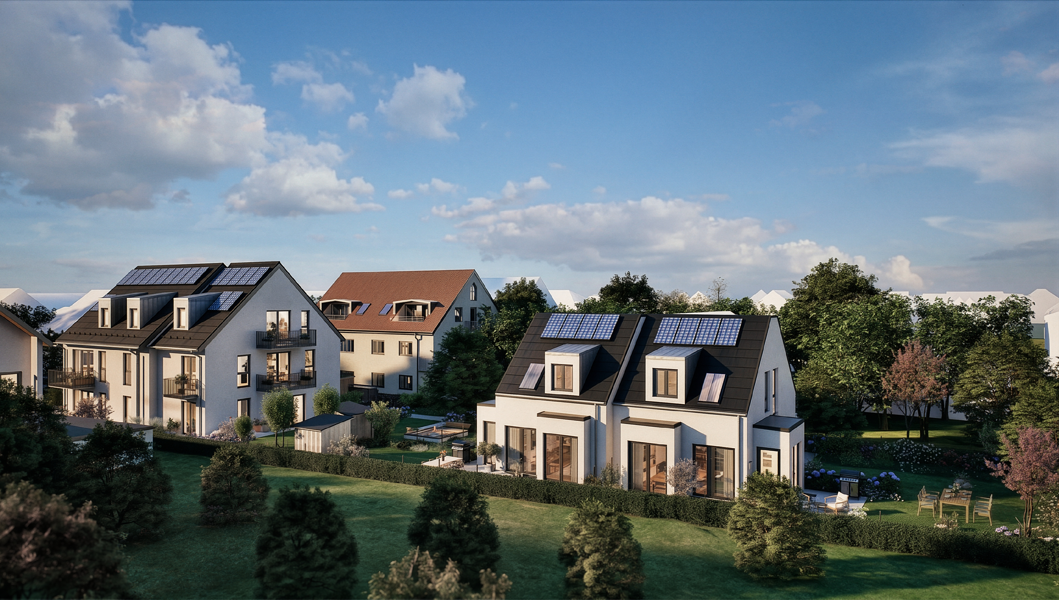 Hausansichten, Friedensprominade, München